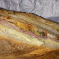 Cuban Sandwich · Ham and cheese sandwich.