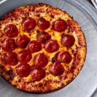Pepperoni Supreme Pizza (Small) · Tomato city's homemade pizza shell with red sauce, extra cheese and extra pepperoni.