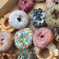 Variety Dozen Donuts · Dozen Variety of Donuts. We do our best to give you the donuts you selected but we cannot gu...