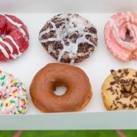 Variety Half Dozen Donuts · 1/2 Dozen Variety of Donuts. We do our best to give you the donuts you selected but we canno...