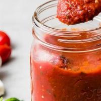 On The Side-Marinara Sauce · Get our marinara sauce on the side if you want to make your pasta at home.