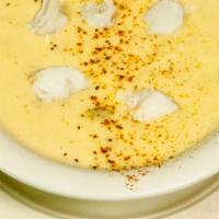 Cream Of Crab Soup · Heavy cream and savory. Seasoned with lump crab meat for a rich treat.