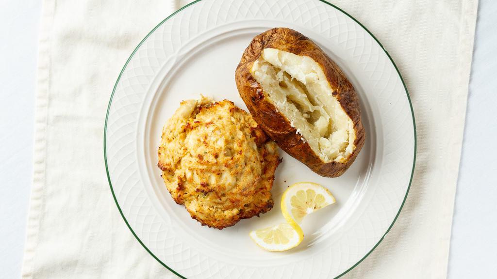 Jumbo Crab Cake (Single Platter) · Our famous jumbo lump. Served with choice of a side dish.
