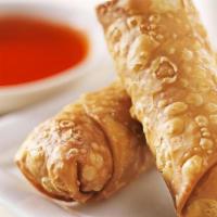 Egg Roll (2 Pcs) · 2 pieces of deep-fried homemade vegetable egg rolls (spring rolls). Served with sweet and so...