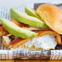 Good Mornin' Burger · Avocado, Fried Egg, Bacon