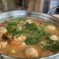 Tom Yum Goong · Creamy version has become very popular in Thailand and all the herbs we used lemongrass, gal...