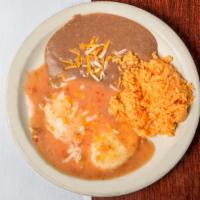 Huevos Rancheros · Two eggs any style served with choice of rice and beans or hash browns, served with green ch...