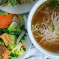 Veggie Pho Chay · Vegetarian. Mixed Vegetables and tofu.