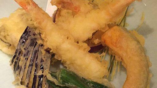 Shrimp Tempura Platter · Four pieces. served with white or fried rice and vegetable.