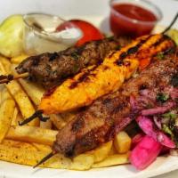 Taboon Mix Grill · Kefta Kabab, Lamb Kabab, Chicken Kabab. 