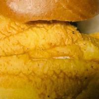 Fried Catfish Sandwich · Fresh Catfish filets, hand-battered & fried to a golden crisp. Top it with Slaw or Dress it ...