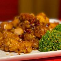 General Tso'S Chicken · Boneless chicken breast, spicy chili glaze.