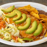 Wet Burrito Pastor (Pork) · Cream and Cheese and Avocado.