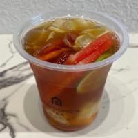 Oolong Super Fruit Cup/大果粒-金 · Jumbo size Fruit Tea, Comes with Fresh Cut Fruits.