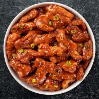 Illy Chili Boneless Wings · Fresh boneless chicken wings breaded, fried until golden brown, and tossed in sweet chili sa...