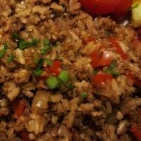 Dirty  Rice & A Vegetable · 