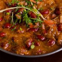 Rajma · Curried kidney beans with onions and tomatoes