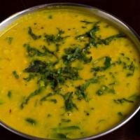 Daal Palak · Lentils cooked with spinach
