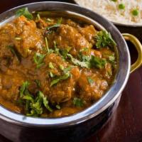 Punjabi Murgh Curry · Bone-in murgh curry, yogurt.