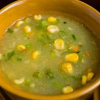Vegetable Sweet Corn Soup · 