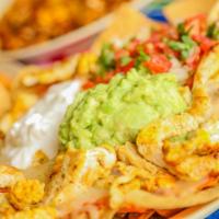 Bean & Cheese · Bean and cheese, guacamole and sour cream and chopped salsa. Add meat for an additional char...