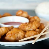 Sweet & Sour Chicken · Fried to perfection and tossed in a sweet and sour sauce.
