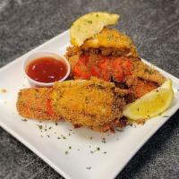 Fried Lobster Tail  · 4-5oz Lobster Tail tossed in milk egg batter and seasoned to perfection