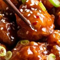 General Tso'S Chicken · Spicy. Most popular. Chunk chicken lightly fried with hot bean sauce. This plate was devised...