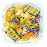 Buddha Bowl · Seasonal cauliflower, green beans, zucchini, heirloom carrots, red bell pepper, red onion, c...