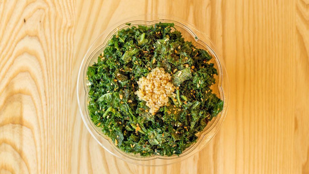 Get The Kale Out Of Here  · Signature garlic seasoning and fresh minced garlic equals a garlic lover's dream. Vampires beware; the pungent flavor and fragrance will have you saying 