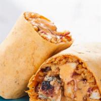 Mp - Santa Fe Wrap · Grilled chicken breast, turkey bacon, red beans and brown rice, reduced-fat cheddar cheese a...