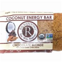 Chocolate Blonde (1 Dozen) · Coconut Dark Chocolate
(12 bars, individually packed)