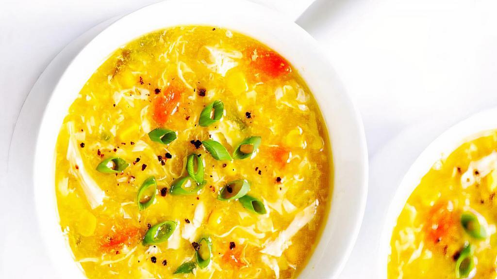 Chicken Corn Soup · Gluten free. Fresh corn and chicken slow cooked into a thick paste.