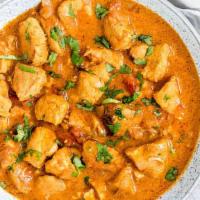 Chicken Curry · Gluten free. Tender pieces of chicken cooked with herbs and spices in medium gravy. Mild to ...