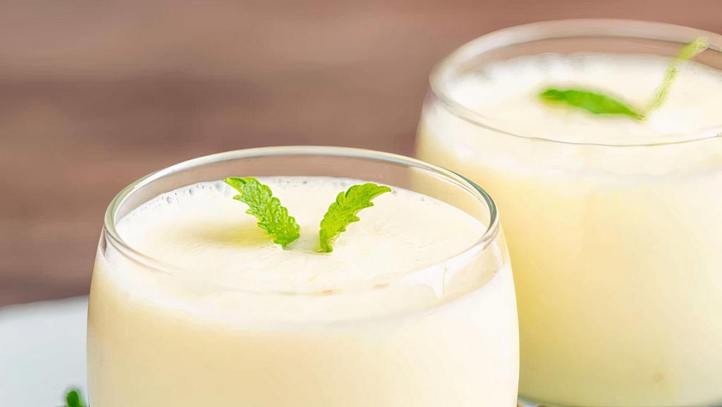 Salt Lassi · Plain yogurt mixed with light salt, leaves you with a salty flavor. Popular in India around summer time!
