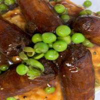 Bangers & Mash · Choice of Irish sausage or battered Irish sausage with mashed potato or colcannon (mashed po...