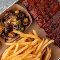 Louis Rib Platter - Half Rack · Our First Place St. Louis Ribs are hand rubbed, slow-smoked, and finished with our BBQ Sauce...