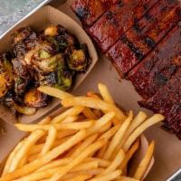 Louis Rib Platter - Half Rack · Our First Place St. Louis Ribs are hand rubbed, slow-smoked, and finished with our BBQ Sauce...