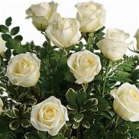 David Rose White Perfection · Pure joy! Wondrous white roses take center stage in this chic bouquet. Available in one doze...