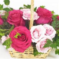 Pink In Spring Basket · Soft and feminine colors, flowers and textures are all wrapped up in one pretty package.

Th...