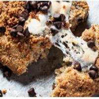S'Mores Cookie · Brown Sugar based, Mini Marshmallows, Graham Crackers, Semi Sweet Chocolate Chips