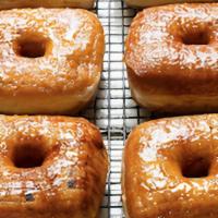 Creme Brulee · Yeast doughnut with brûléed vanilla glaze and vanilla pastry cream filling