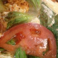 Philadelphia Potato · 8 oz. potato stuffed with chicken, cheese , fried onions, hots, lettuce and tomatoes , and s...