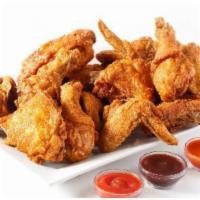 21 Piece Mix Chicken Only · Mixture of breasts, thighs, legs and wings.  (Substitutions charges extra).
Add a side and a...