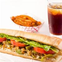 Chicken Philly Combo · Includes a  Chicken Philly Sub, Fries and a Drink.