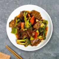 Break Of Coli Beef · Sautéed beef and Chinese broccoli in oyster sauce. Served with steamed rice.