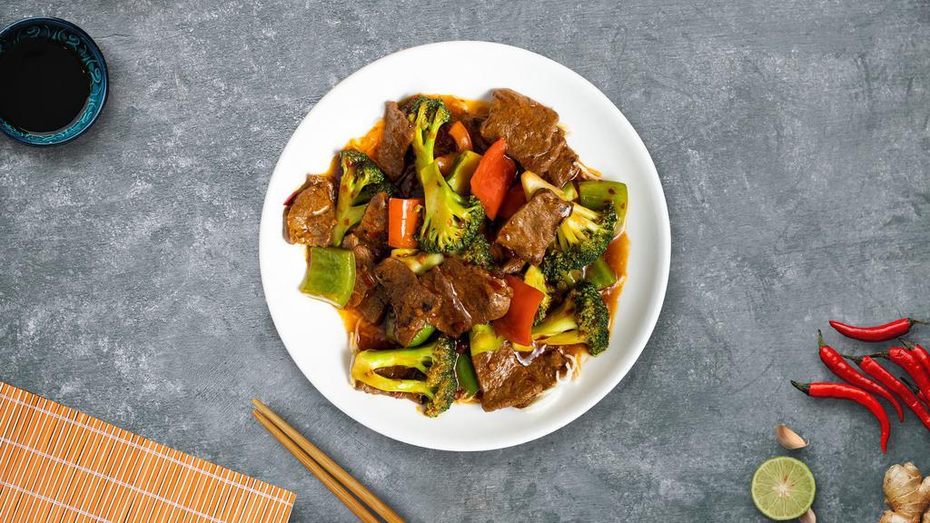 Break Of Coli Beef · Sautéed beef and Chinese broccoli in oyster sauce. Served with steamed rice.