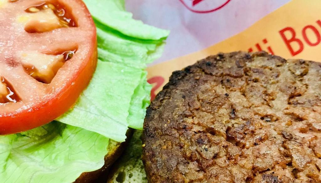 Veggie Beyond Burger · A Beyond burger with your choice of toppings.  We recommend mayo, lettuce and tomato plus Ben's veggie chili.