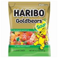 Haribo Sour Gold Bears Gummi Candy · 4.5 Oz