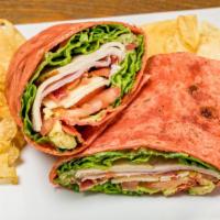 Cali Club · Turkey, Ham, Bacon, Lettuce, Tomatoes, Avocados, Provolone, Mayo